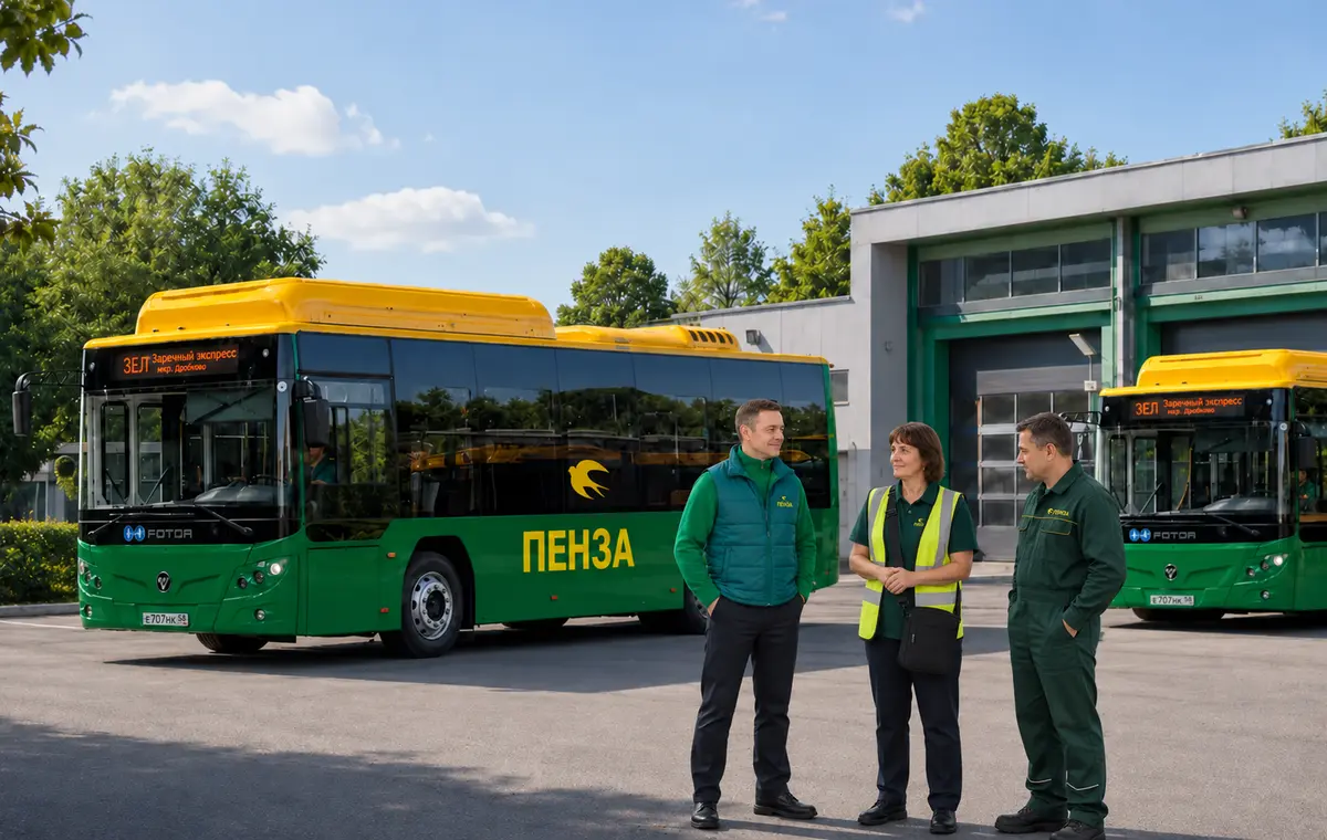 Депо и автобусы Транспорт Пензы
